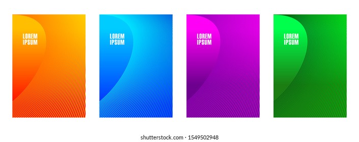 Modern geometric background. Bright design of lines and shapes. 