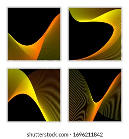Modern geometric background. Bright design of lines and shapes.