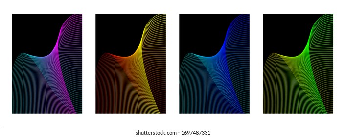  Fondo geométrico moderno. Diseño luminoso de líneas y formas.
