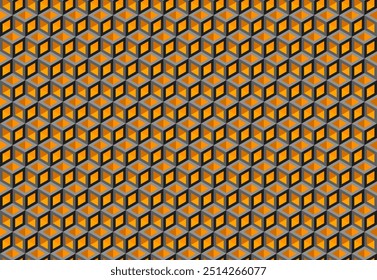 Modern geometric background for business or corporate presentation. Tech seamless ornamental vector pattern for banner design. Tillable grid mesh repeatable technology.