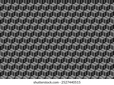 Modern geometric background for business or corporate presentation. Tech seamless ornamental vector pattern for banner design. Tillable grid mesh repeatable technology.