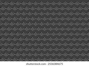 Modern geometric background for business or corporate presentation. Tech seamless ornamental vector pattern for banner design. Tillable grid mesh repeatable technology.