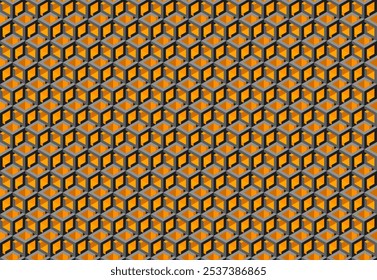 Modern geometric background for business or corporate presentation. Tech seamless ornamental vector pattern for banner design. Tillable grid mesh repeatable technology.