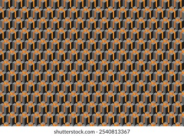 Modern geometric background for business or corporate presentation. Tech seamless ornamental vector pattern for banner design. Tillable grid mesh repeatable technology.