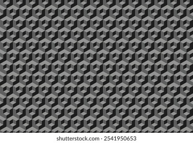 Modern geometric background for business or corporate presentation. Tech seamless ornamental vector pattern for banner design. Tillable grid mesh repeatable technology.