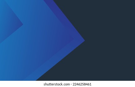 Modern geometric background for business presentation overlap layer with dark blue color