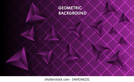 Modern Geometric Background Design HD Vector  Gradient.