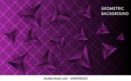 Modern Geometric Background Design HD Vector  Gradient.