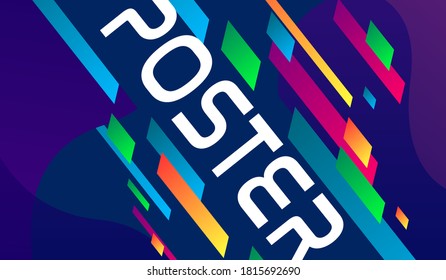 Modern geometric background design for magazine website magazine advertisement creative background. business wallpaper abstract poster