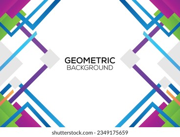modern geometric background design minimalist gradient line color