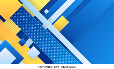Fondo geométrico moderno. Composición dinámica de formas. Fondo colorido y abstracto. Diseño de fondo de color líquido. Composición mínima de formas de fluido