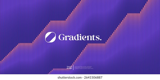 Modern geometric background with gradient colors. Eps10 vector.