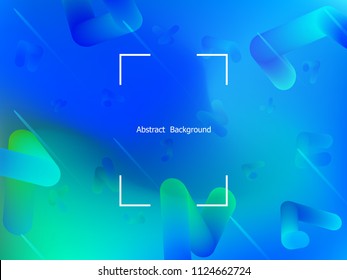 Modern geometric background. Gradient shapes composition.Vector illustrations