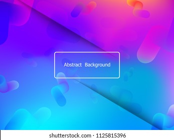 Modern geometric background. Gradient shapes composition.Vector illustrations
