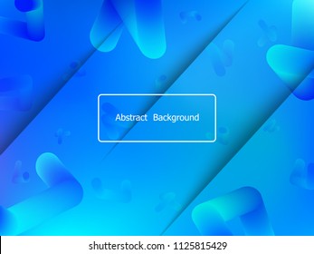 Modern geometric background. Gradient shapes composition.Vector illustrations