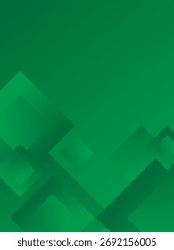 Forma moderna da caixa de cor do gradiente verde do plano de fundo geométrico