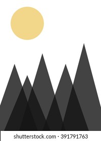 modern geometric background, illustration in vector format