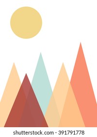 modern geometric background, illustration in vector format