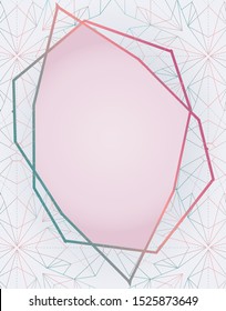 Modern Geometric Background or Invite Template