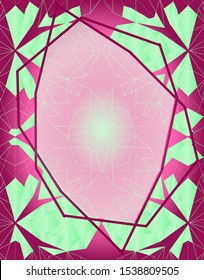 Modern Geometric Background or Invite Template