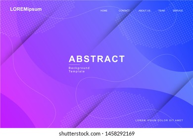 Modern geometric background. Liquid, fluid shapes composition. Eps10 vector.