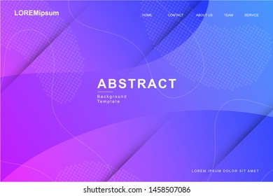 Modern geometric background. Liquid, fluid shapes composition. Eps10 vector.