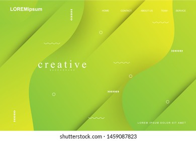 Modern geometric background. Liquid, fluid shapes composition. Eps10 vector.