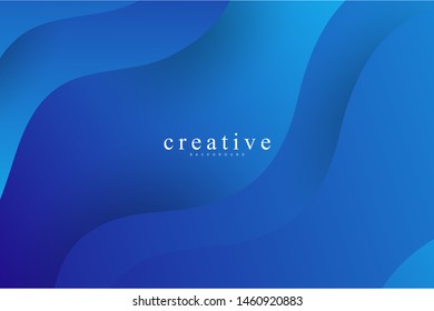 Modern geometric background. Liquid, fluid shapes composition. Eps10 vector.