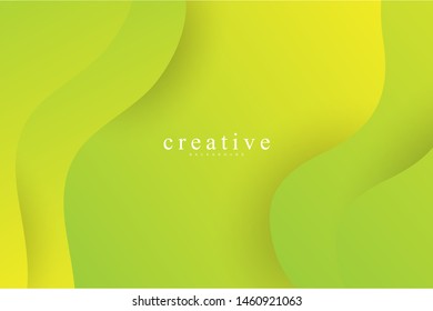 Modern geometric background. Liquid, fluid shapes composition. Eps10 vector.