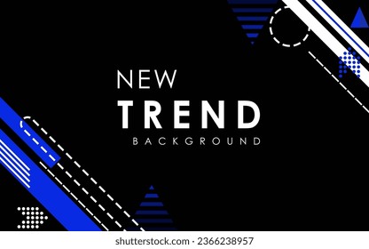 Moderner geometrischer Hintergrund. Neue Trend Moderne abstrakte Template Design Corporate Business Präsentation. Marketing-Werbeplakat. Modernes, elegantes Design für das Aussehen von Zertifikaten. Festival Poster.