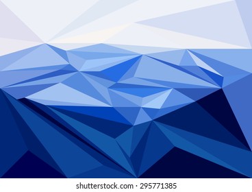 Modern geometric background. Polygonal art. Abstract backtop. Web design background.