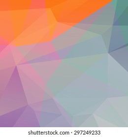 Modern geometric background. Polygonal art. Abstract backtop. Web design background. 