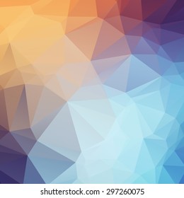 Modern geometric background. Polygonal art. Abstract backtop. Web design background. 