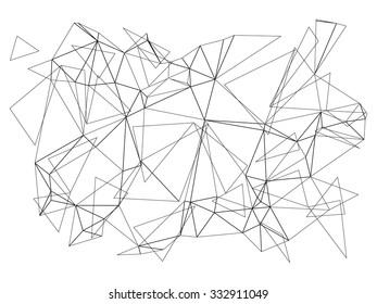 Modern geometric background. Polygonal art. Abstract backtop. Web design background.