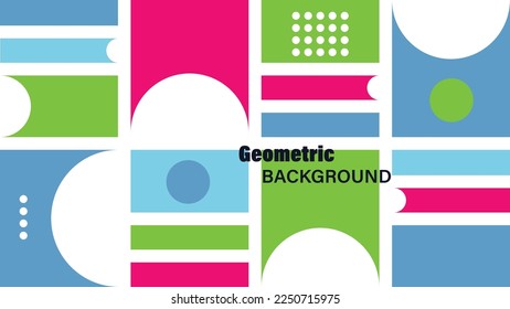 Modern geometric background, simple banner.