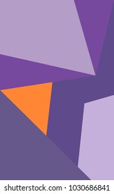 Modern geometric background with triangular polygons. Abstract low poly design. Polygonal vector illustration. Pop art concept. 
