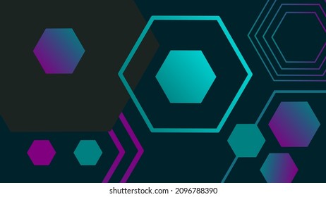 modern geometric background vector design
