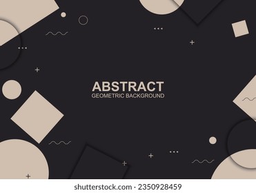 Modern geometric background. Vector illustration.