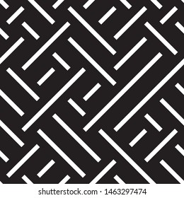 Modern geometric background. Vector seamless texture. A repeating pattern with interwoven lines. 