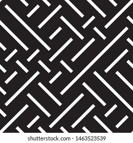 Modern geometric background. Vector seamless texture. A repeating pattern with interwoven lines. 