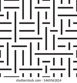 Modern geometric background. Vector seamless texture. A repeating pattern with interwoven lines.