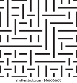 Modern geometric background. Vector seamless texture. A repeating pattern with interwoven lines. 