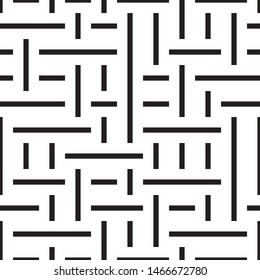 Modern geometric background. Vector seamless texture. A repeating pattern with interwoven lines. 