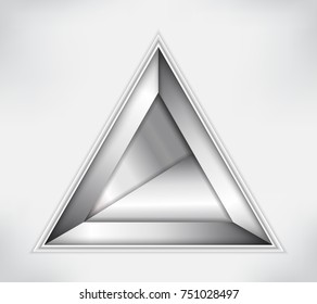 Modern Geometric Background. Vector Triangle Design.