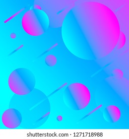 Modern geometric background. Web page template. Simple shapes composition.