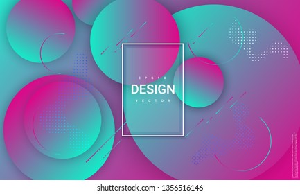 Modern geometric background. Web page template. Simple shapes composition. Eps10 vector.