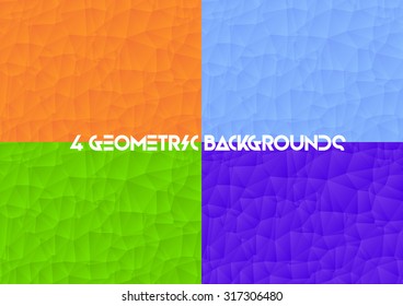 Modern geometric backgrounds. Bright abstract backtop. Web design backgrounds. 