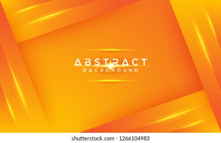 Modern geometric backgrounds with a mixture of yellow and orange, can be used to put your text. 3D orange background with 3D style.