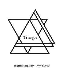 Modern geometric background.Vector triangle background.