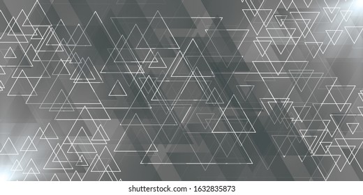 Modern geometric background.Vector triangle background.Abstract technology background.